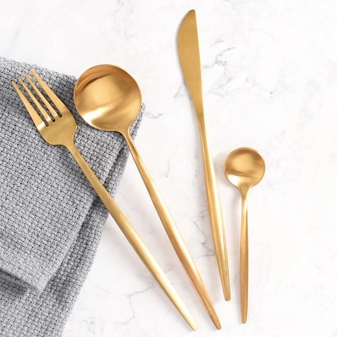 2.Matte flatware custom