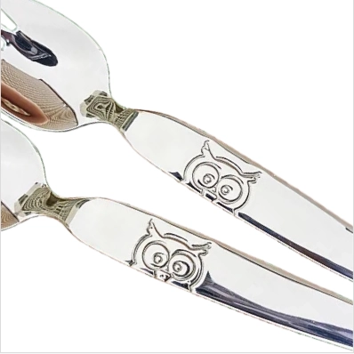 3.Custom Flatware Stamped Logo