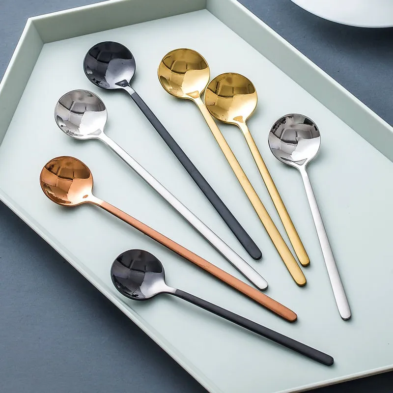 wholesale ice tea spoon, round spoon