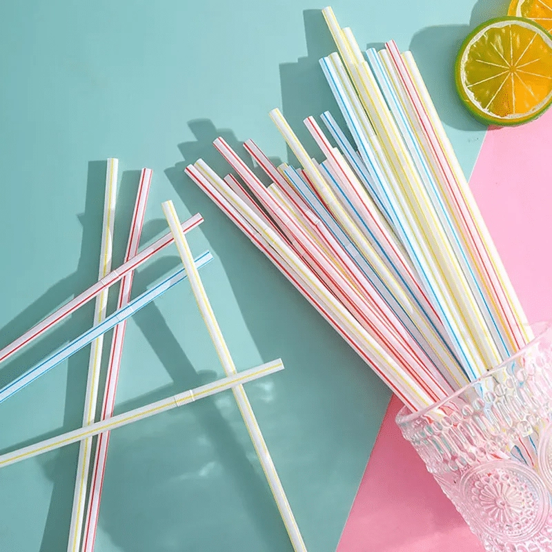 plastic straws