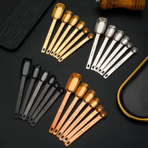 Custom Measuring Spoons Square Stainless Steel Mirror Polish in Bulk (2)