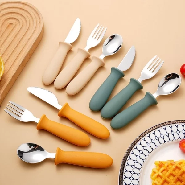 Wholesale Kids Cutlery Set Stainless Steel (2)