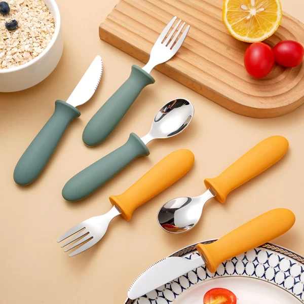 Wholesale Kids Cutlery Set Stainless Steel (4)