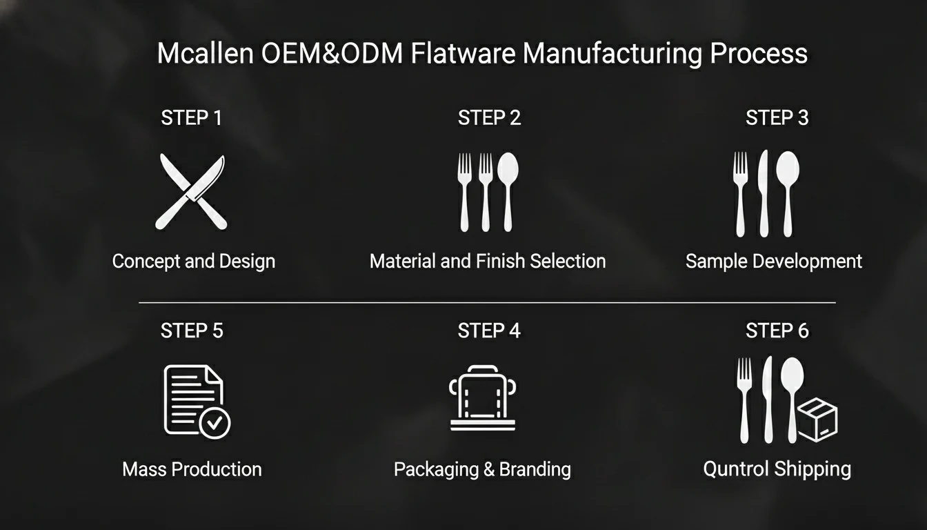 Mcallen OEM&ODM Flatware Manufacturing Process