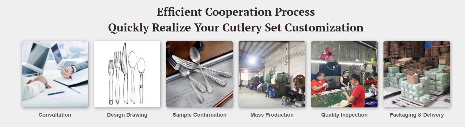 набор столовых приборов на заказ