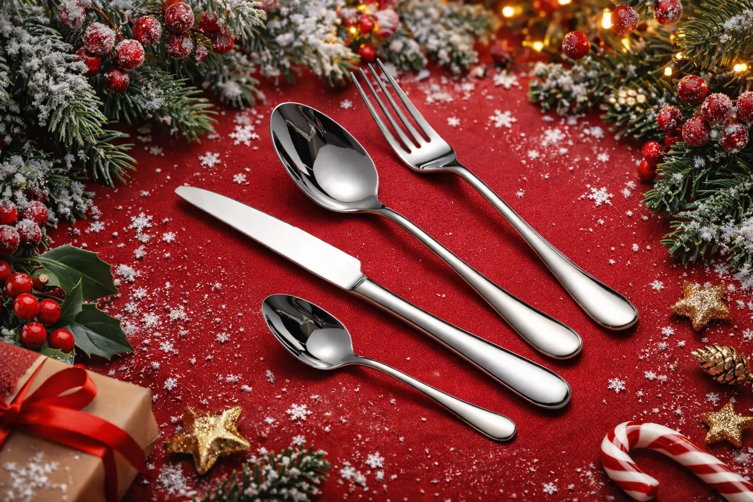 Wholesale Christmas Flatware Around the Table (1)