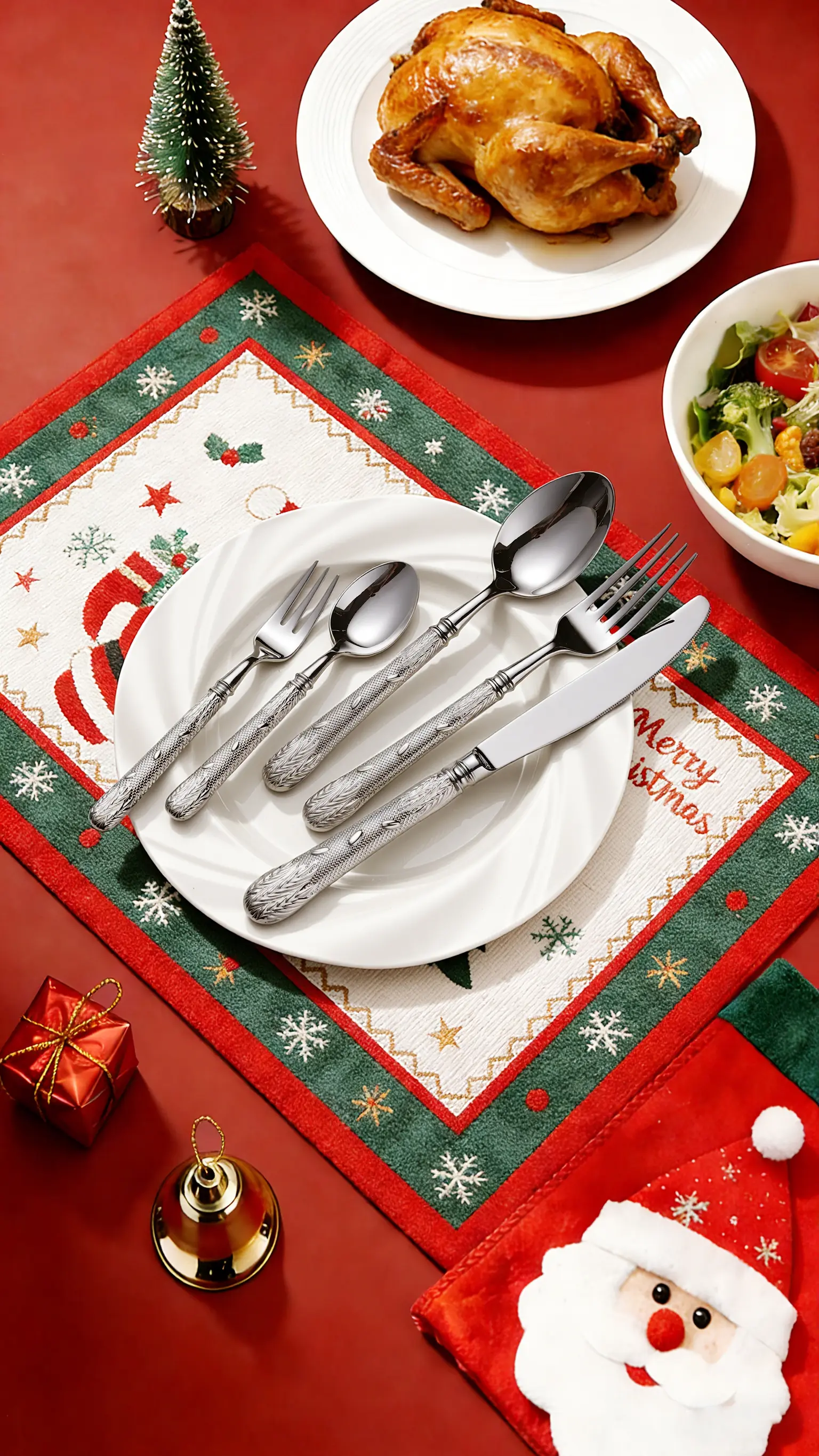 Wholesale Christmas Flatware Around the Table (6)