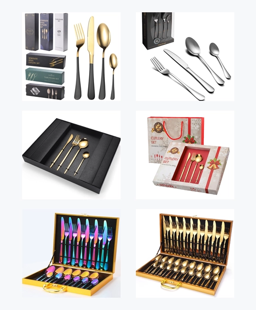 custom flatware packaging and box