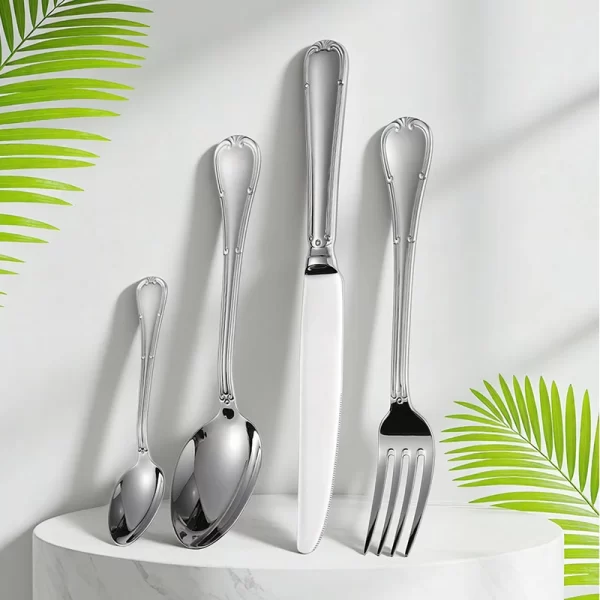 custom silverware set flatware good cultery set in bulk