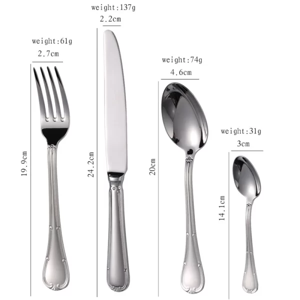 custom silverware set flatware parameter