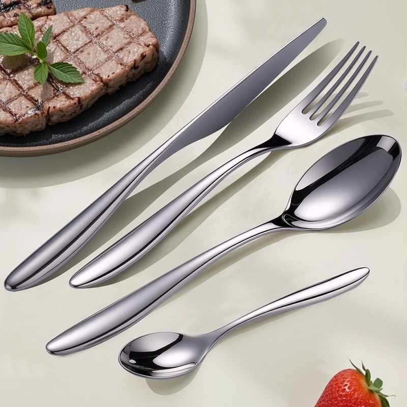 modern flatware set wholesale for resturant hotel
