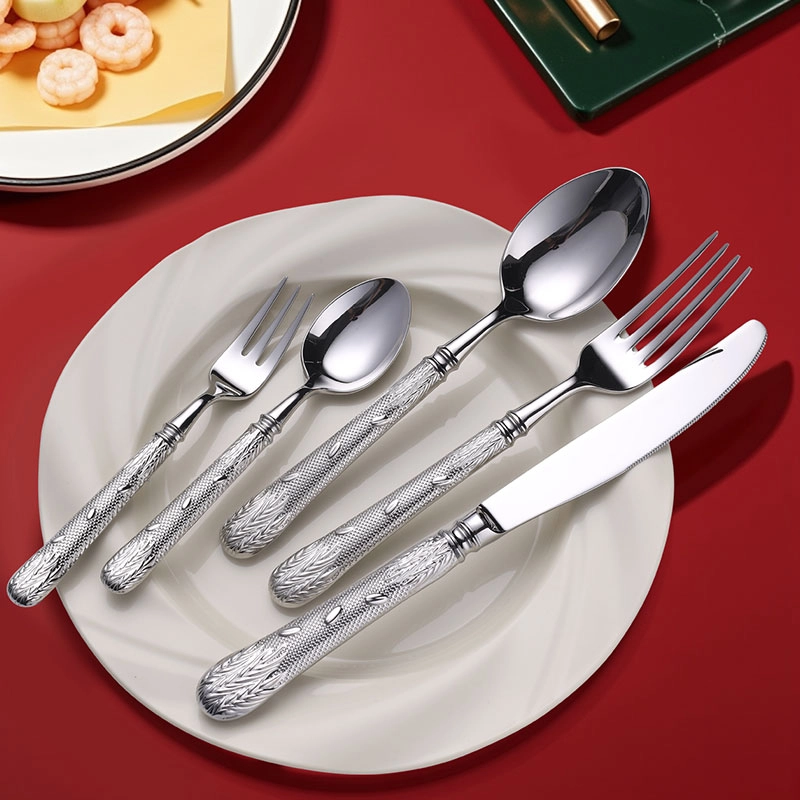 wholesale hammered flatware set (1)