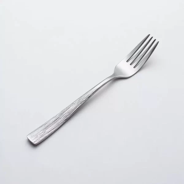 Wholesale 1810 Flatware Embossed Design Dessert Fork Salad Fork