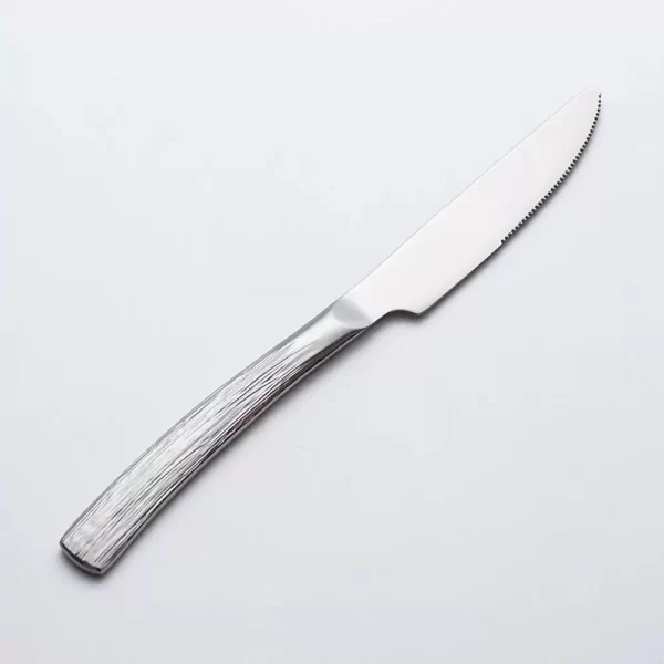 Wholesale 18/10 Flatware Embossed Design Knife