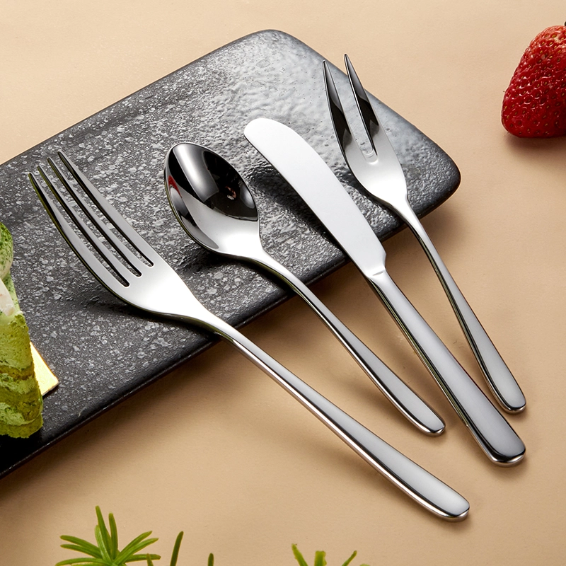 Wholesale Modern Flatware Sets, Silver Plated Cutlery Set for Executive Gifting Custom (5)