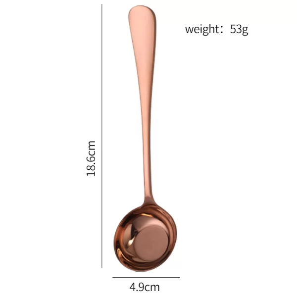 Stainless Steel Round Spoon Wholesale, Custom Long Handle Dinner Spoon Supplier (2)