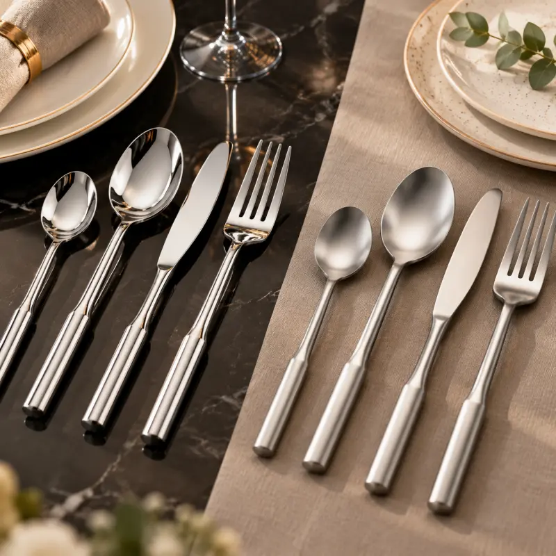 Mirror Finish vs Matte Finish Flatware: How to Choose for Hotels and Restaurants