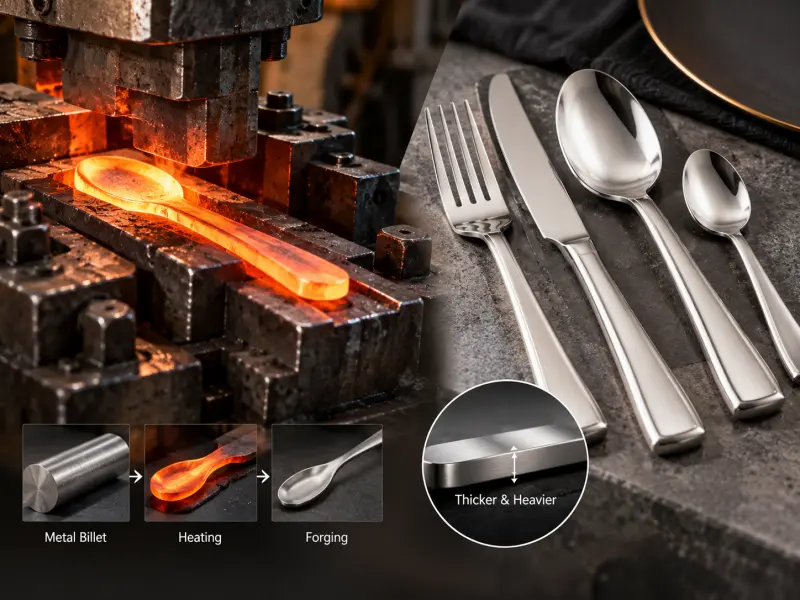 Stamped vs Forged Flatware